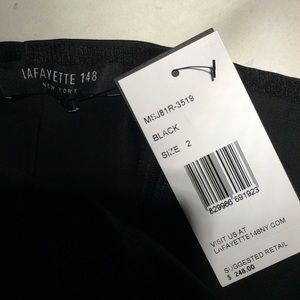 Lafayette 148 NY Black Pencil Skirt